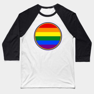 Rainbow Circle Baseball T-Shirt